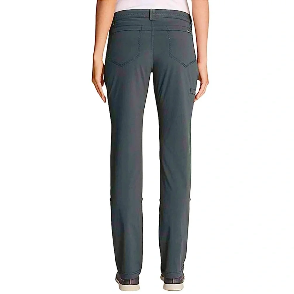 Eddie Bauer Horizon Roll Up Travex Straight Leg Pants Sz 12 - Picture 6 of 14